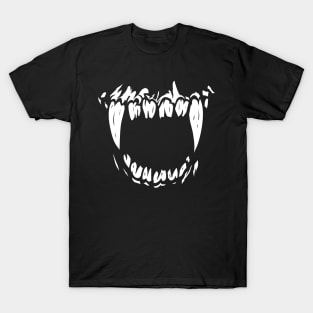 Monster Werewolf Fangs T-Shirt